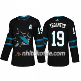 San Jose Sharks Trikot Joe Thornton 19 Adidas Alternate 2018-19 Authentic - Herren